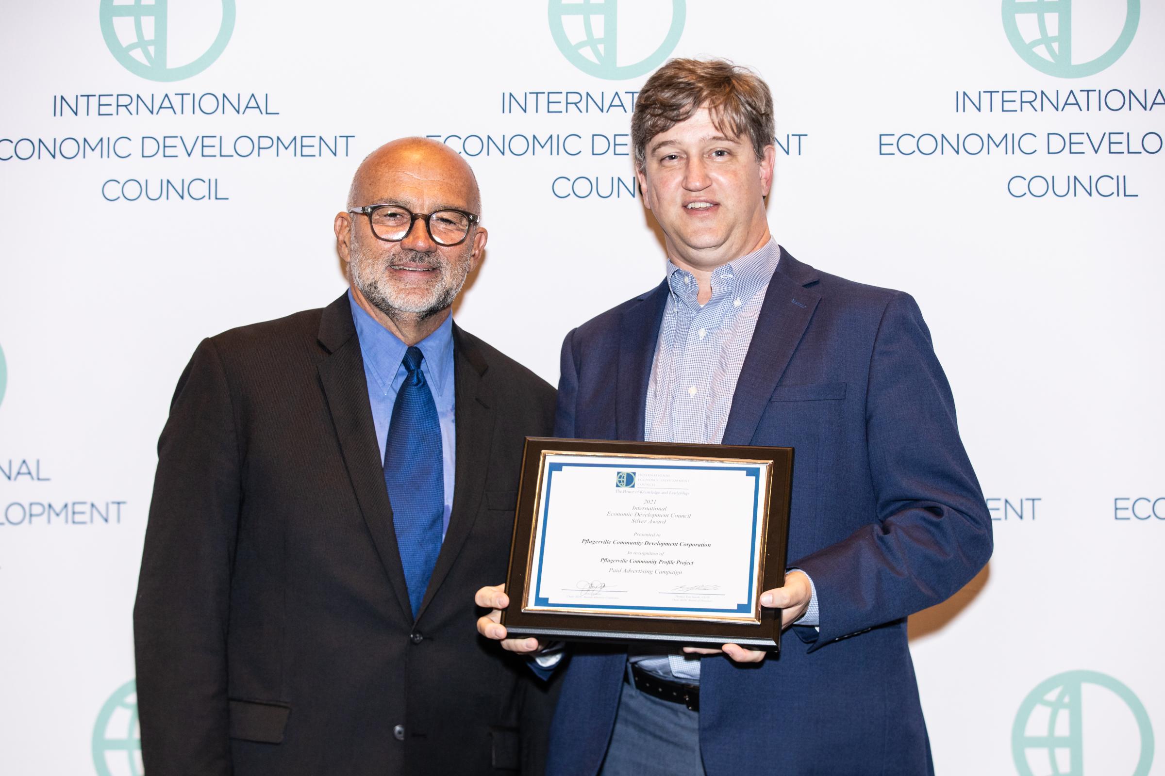 PFLUGERVILLE COMMUNITY DEVELOPMENT CORP. RECEIVES EXCELLENCE IN ECONOMIC DEVELOPMENT AWARD FROM THE INTERNATIONAL ECONOMIC DEVELOPMENT COUNCIL Main Photo