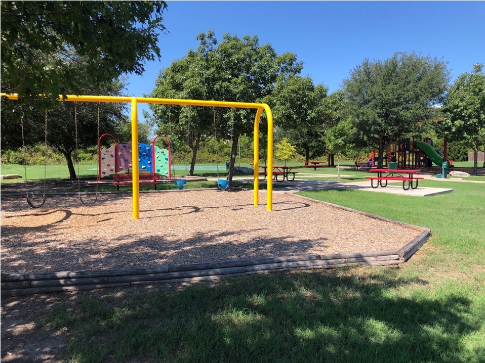 CITY OF PFLUGERVILLE AND PFLUGERVILLE COMMUNITY DEVELOPMENT CORP. PARTNER TO PURCHASE PARK SHADE STRUCTURES AND EQUIPMENT Photo